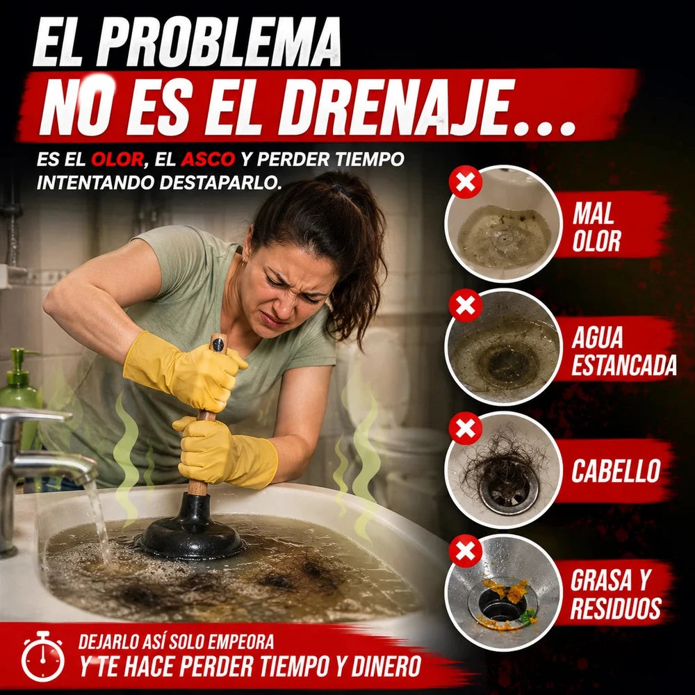 2x1 Limpiador de Drenaje Wild Tornado®
